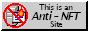 Banner that says that we are anti-NFTs.