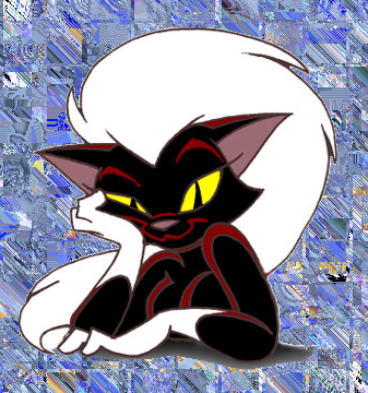 Kitty, the mascot for AROS.